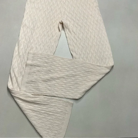 Selected Femme Cream Knit Pants , Size M NWT - Picture 6 of 15